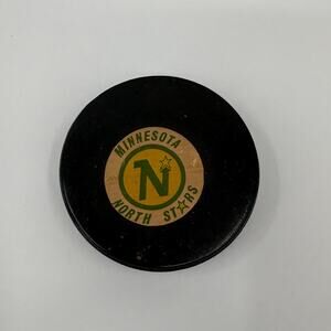 Vintage Viceroy Minnesota North Stars Game Hockey Puck
